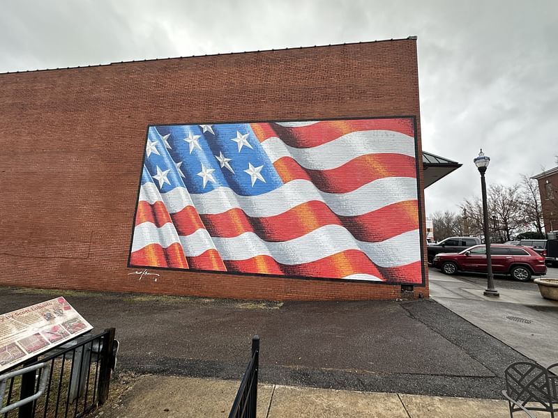 mural in Martinsville by artist Scott LoBaido.