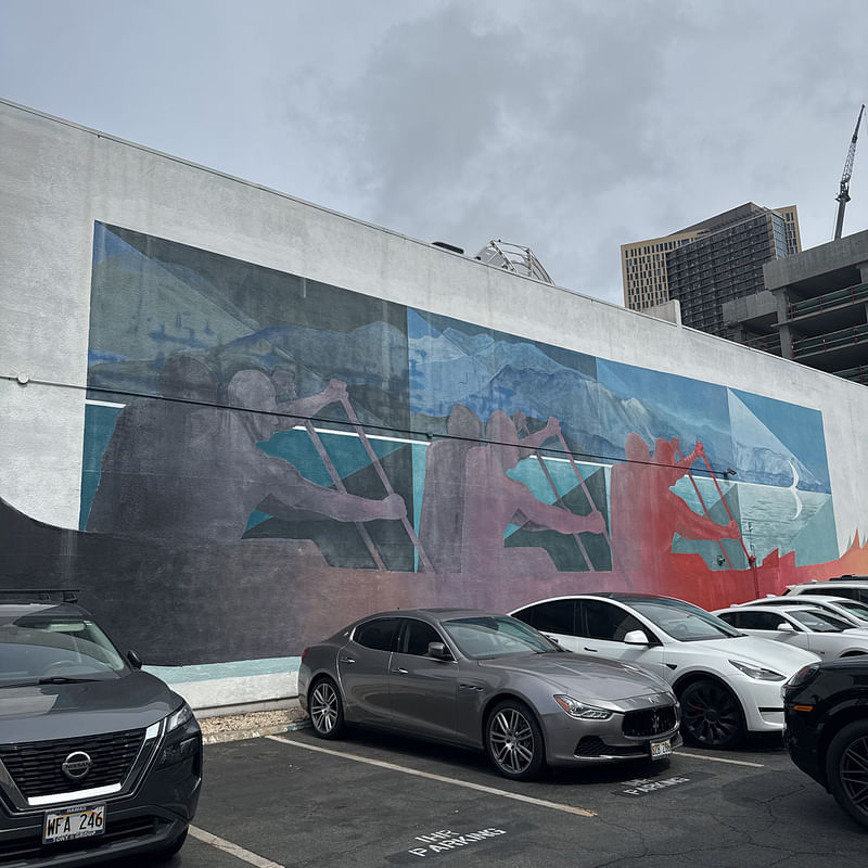 mural in Honolulu by artist unknown.