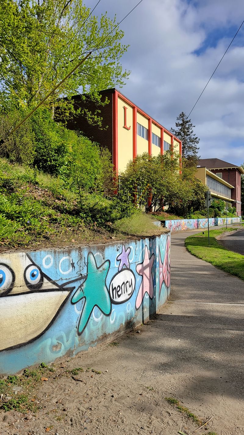 mural in Seattle by artist Ryan Henry Ward.