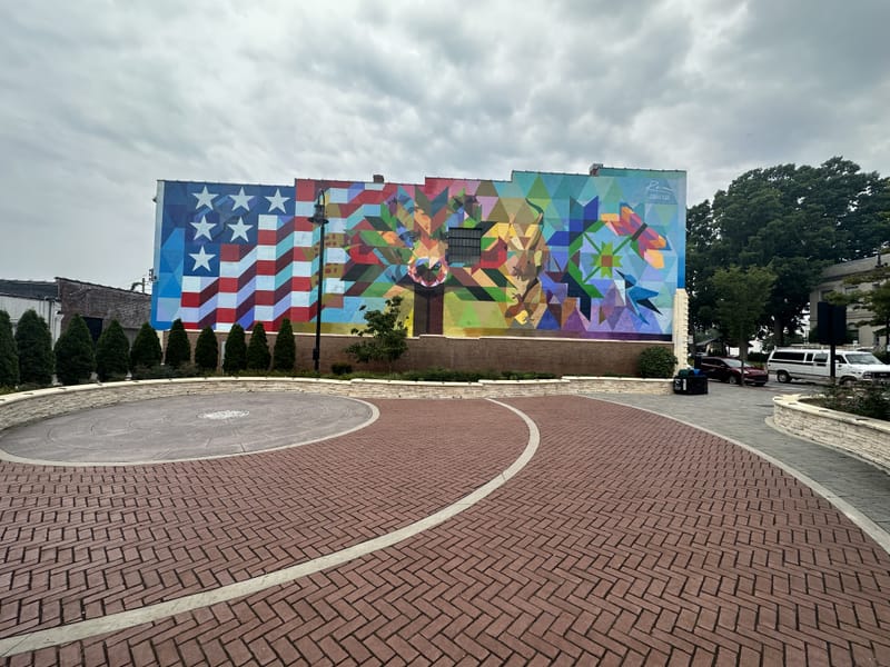 mural in Newton by artist Osiris Rain.