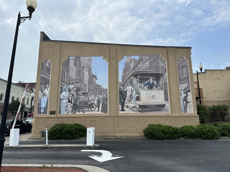 mural in Danville by artist unknown.