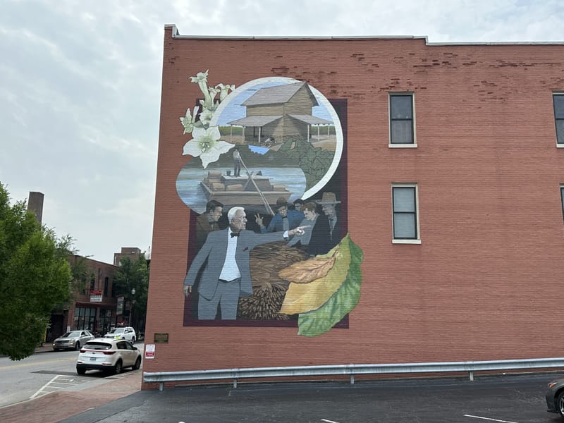 mural in Danville by artist unknown.