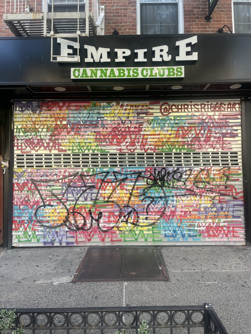 mural in New York by artist Chris Riggs.