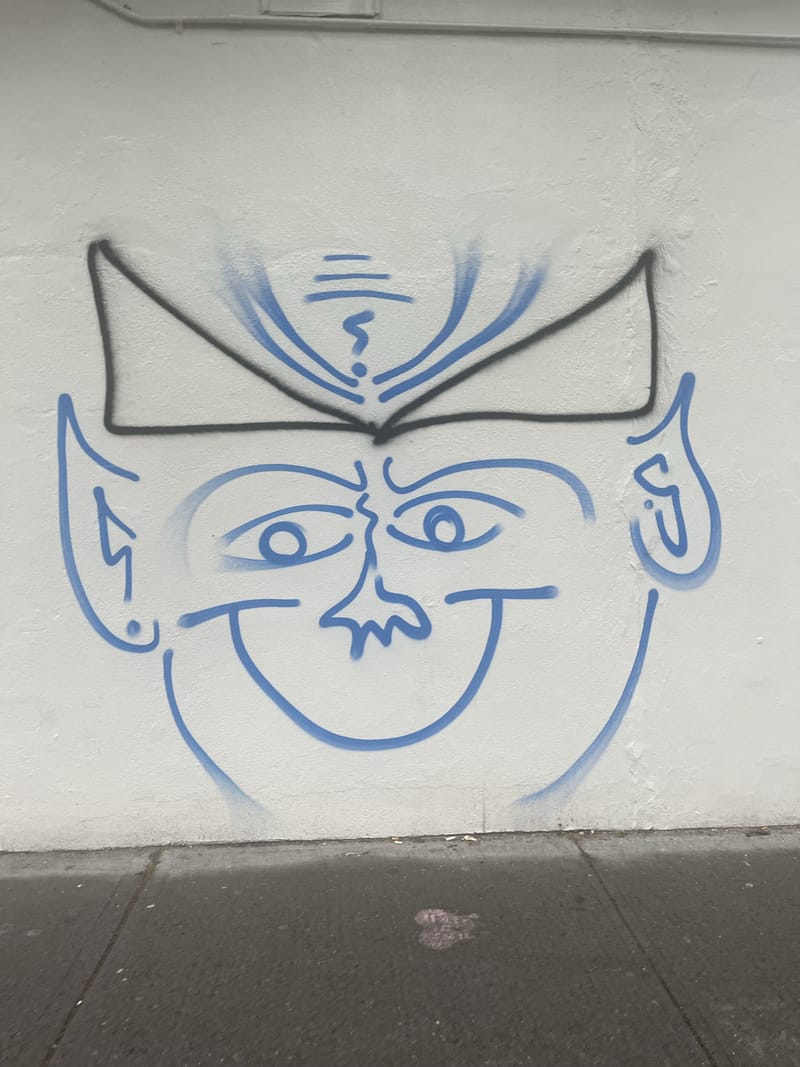 mural in New York by artist unknown.