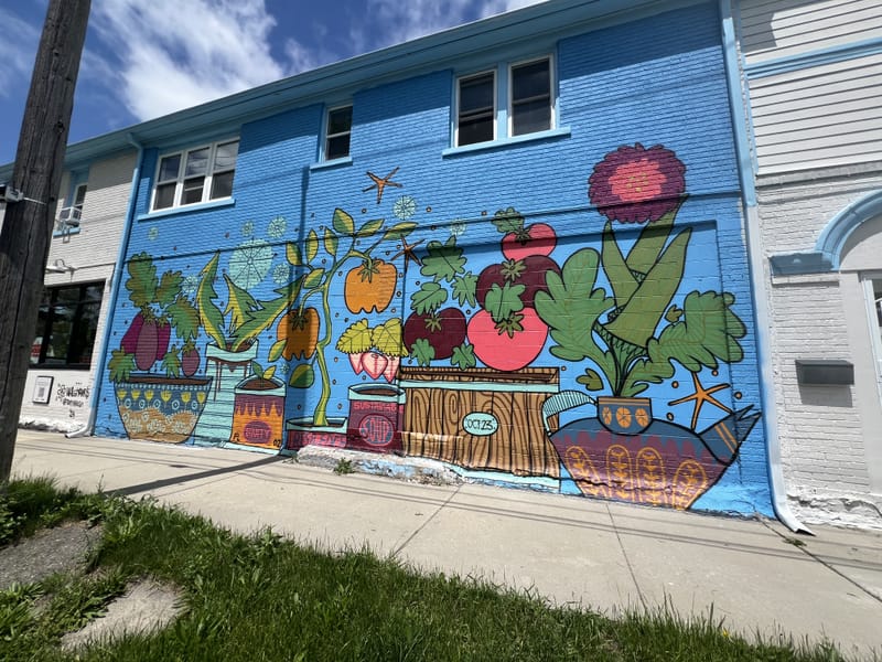 mural in Detroit by artist Tony Whlgn.