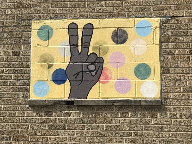 mural in Detroit by artist unknown.