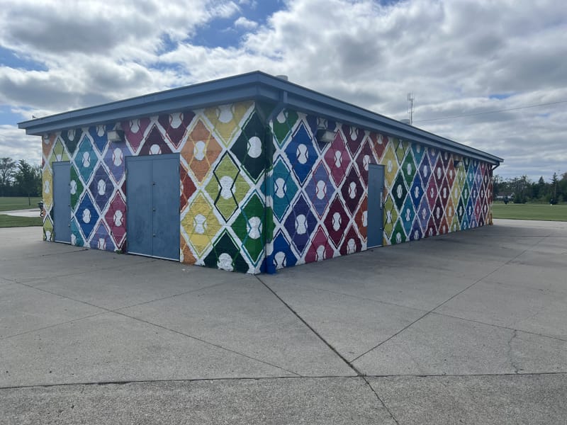 mural in Hamtramck by artist unknown.