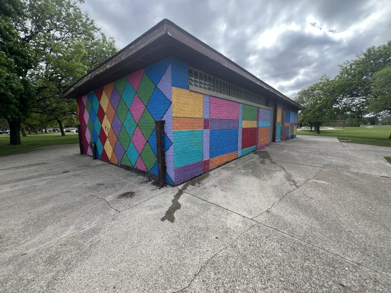 mural in Hamtramck by artist unknown.