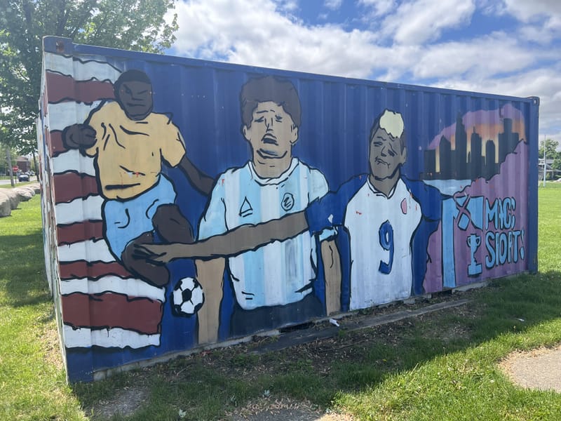 mural in Detroit by artist Zak Meers.