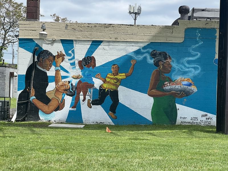 mural in Detroit by artist Ken Jackson.