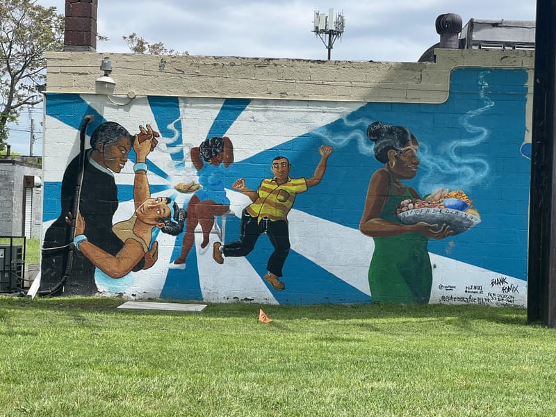mural in Detroit by artist Ken Jackson.