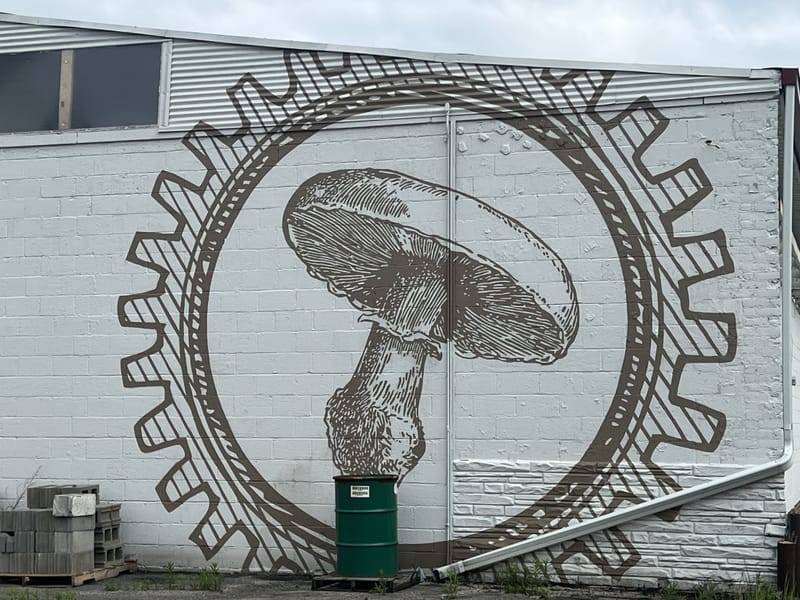 mural in Hamtramck by artist Kelly Golden.