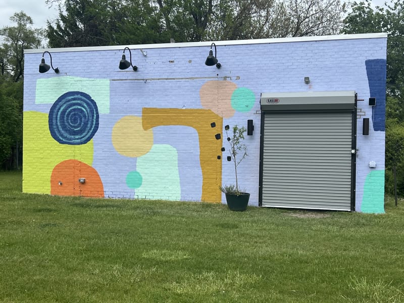 mural in Hamtramck by artist India Solomon.
