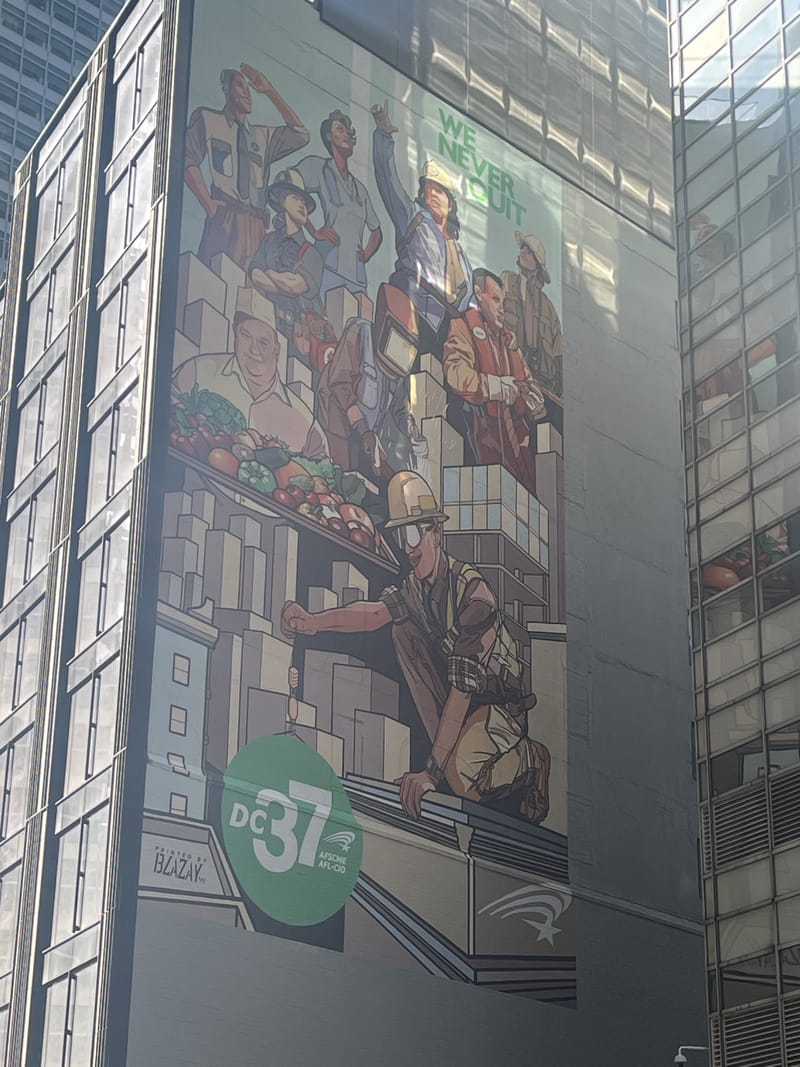 mural in New York by artist Blazay.