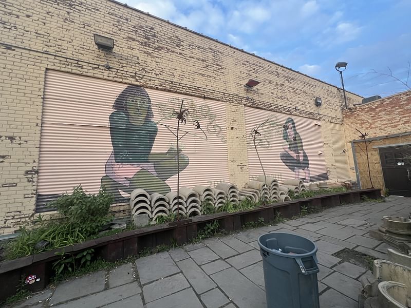mural in Detroit by artist Allison Marie Scout.
