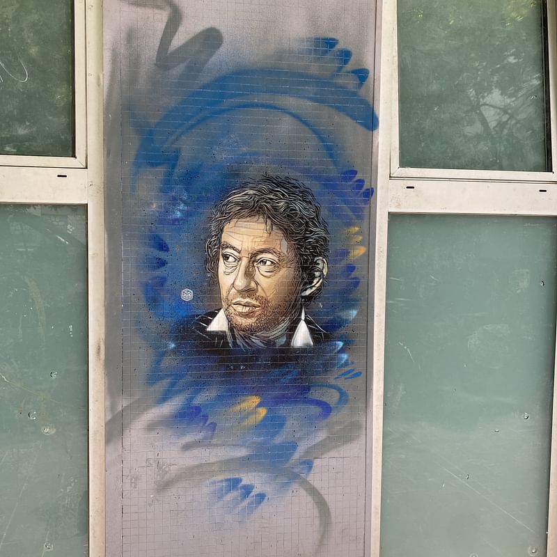 mural in Vitry-sur-Seine by artist C215.
