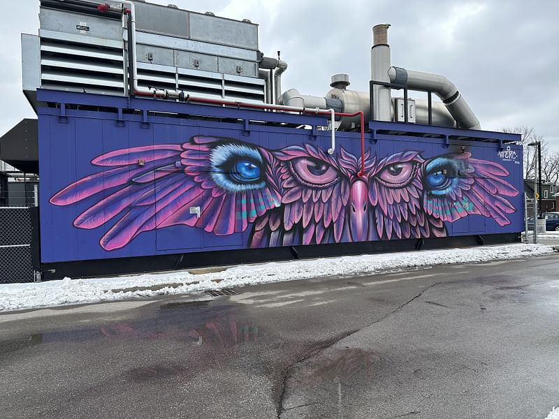 mural in Hamilton by artist WERC.