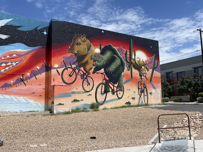 mural in Tucson by artist Joe Pagac.