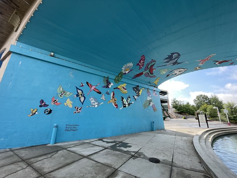 mural in Knoxville by artist Kelsey Montague.