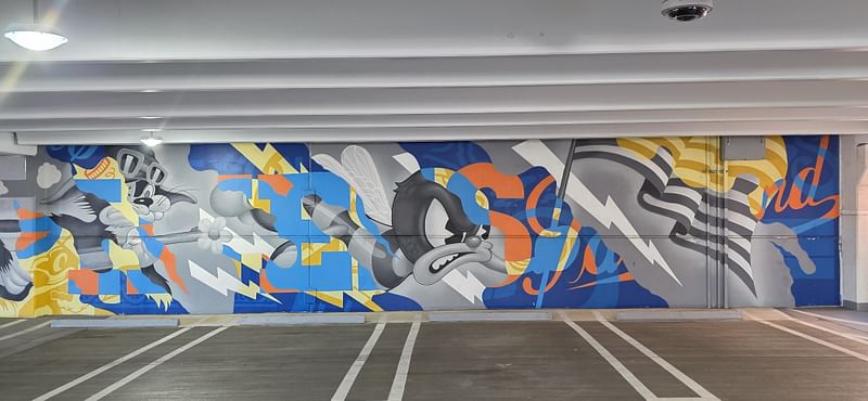 mural in Detroit by artist Tristan Eaton.