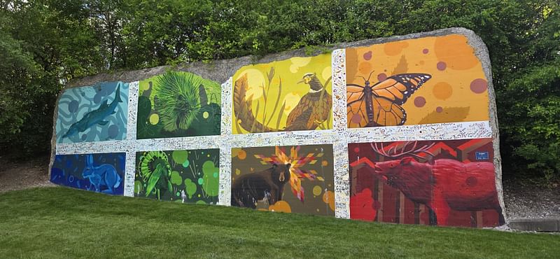 mural in Detroit by artist Ed Irmen.