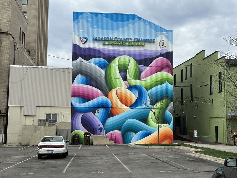 mural in Jackson by artist Ricky Watts.