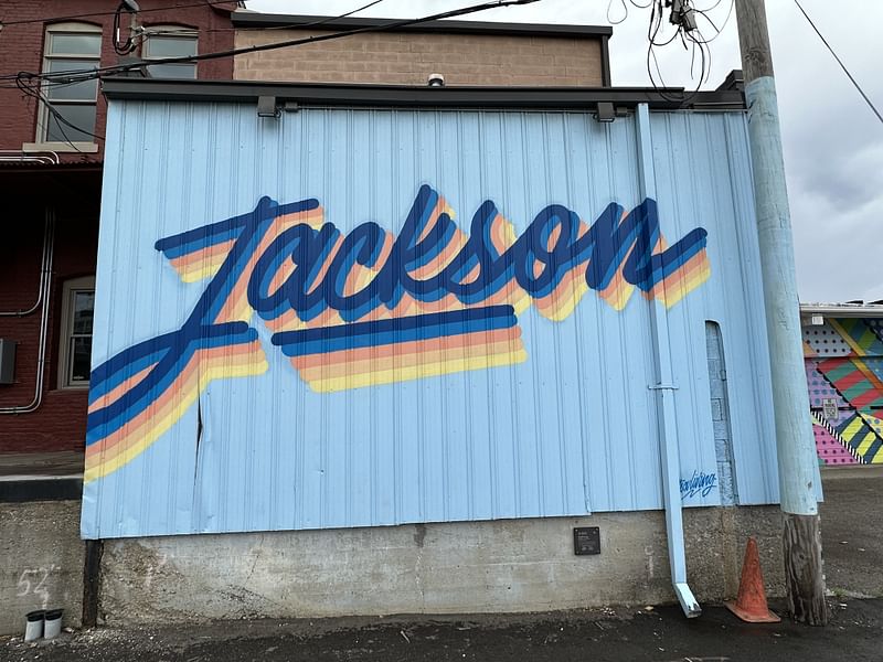 mural in Jackson by artist It's A Living.