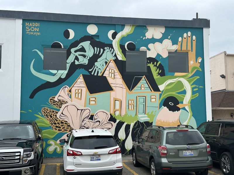 mural in Midland by artist Maddison Chaffer.