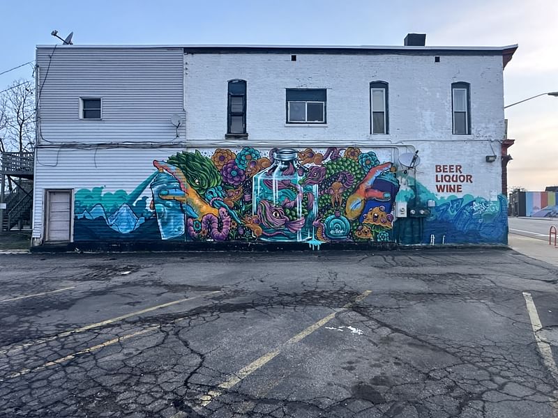 mural in Grand Rapids by artist Elliot Chaltry.