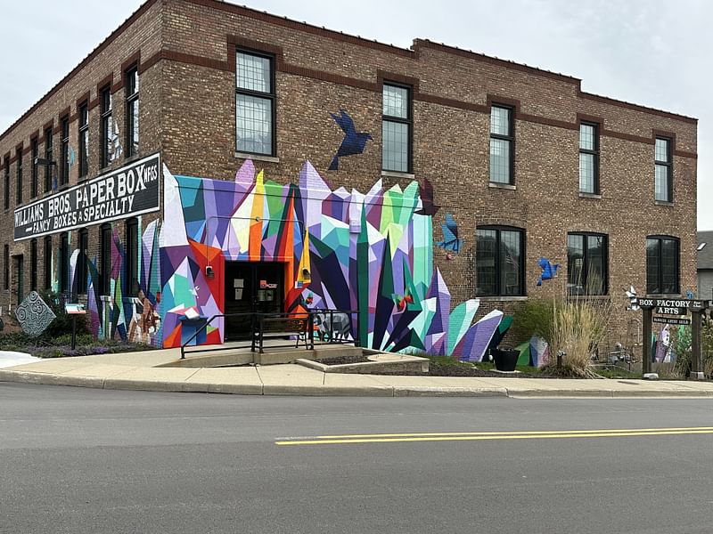 mural in St. Joseph by artist Kimberly Wood.