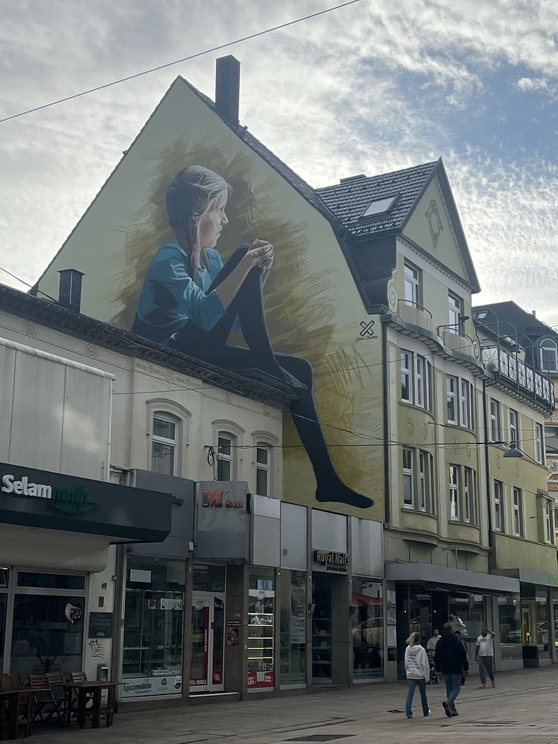 mural in Lüdenscheid by artist Martin Bender.