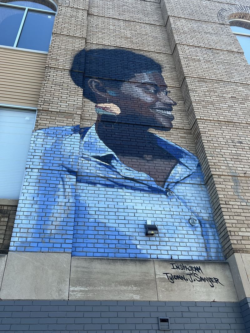 mural in Detroit by artist Tylonn J. Sawyer.