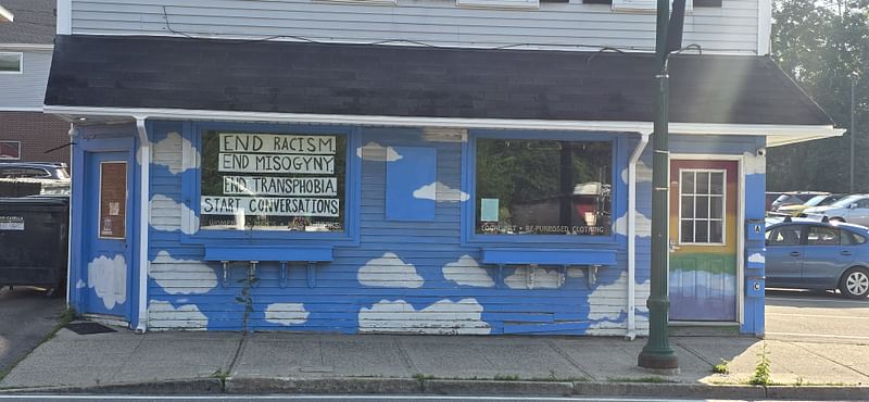 mural in Ellsworth by artist unknown.
