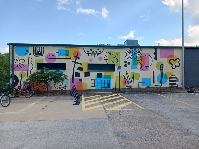 mural in Urbana by artist Lisa Kesler.