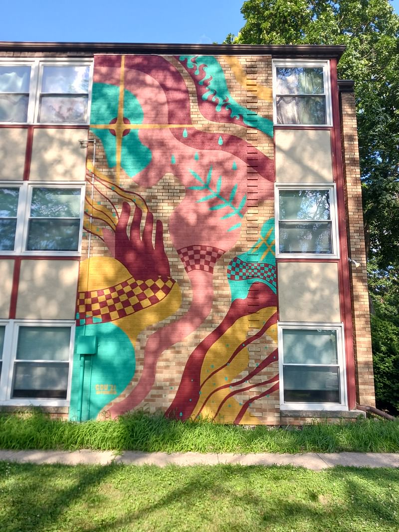mural in Urbana by artist unknown.