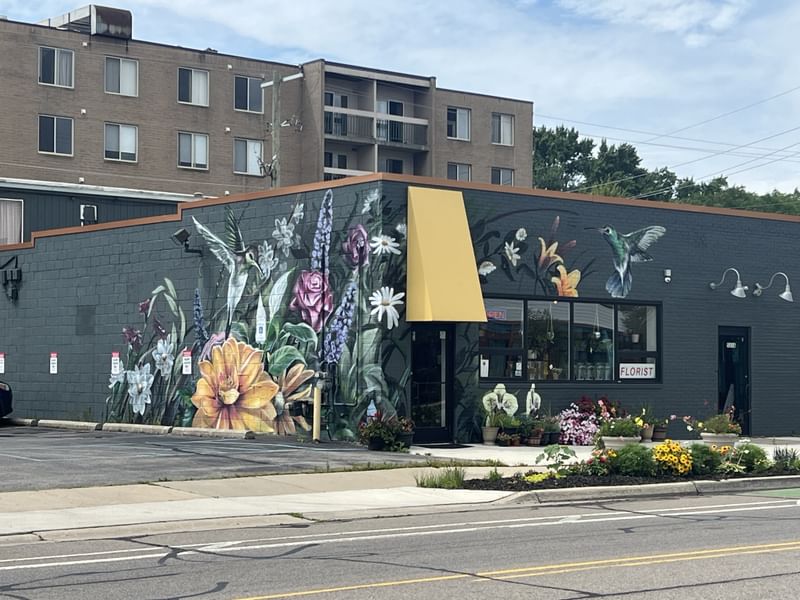 mural in Ferndale by artist Scraps.