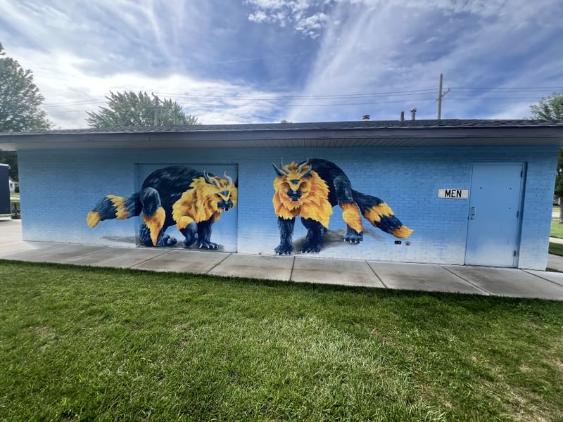 mural in Madison Heights by artist Jennifer Ramirez.