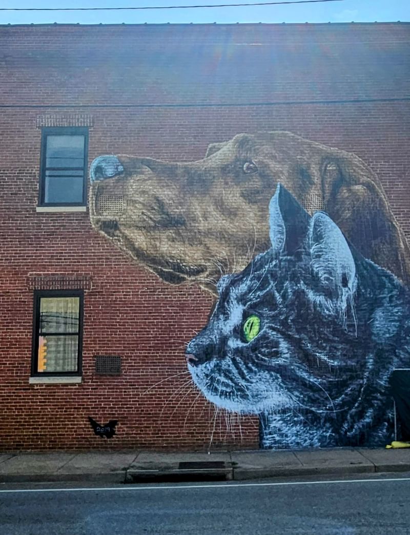 mural in Richmond by artist Nils Westergard.