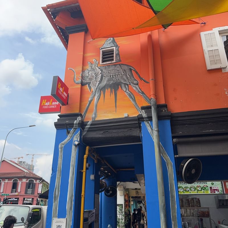 mural in Singapore by artist unknown.