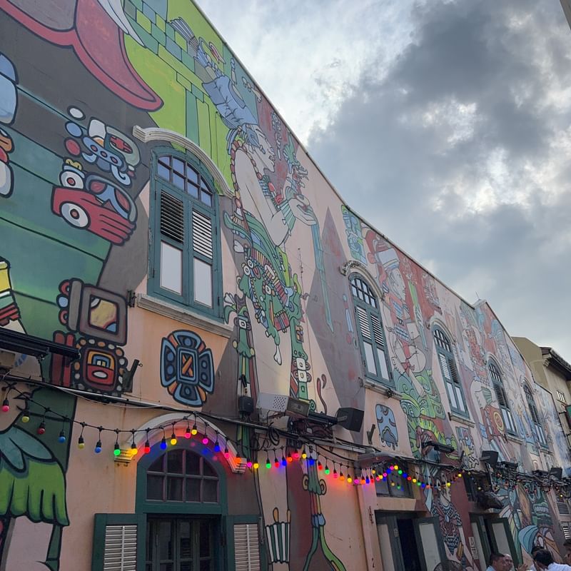 mural in Singapore by artist unknown.
