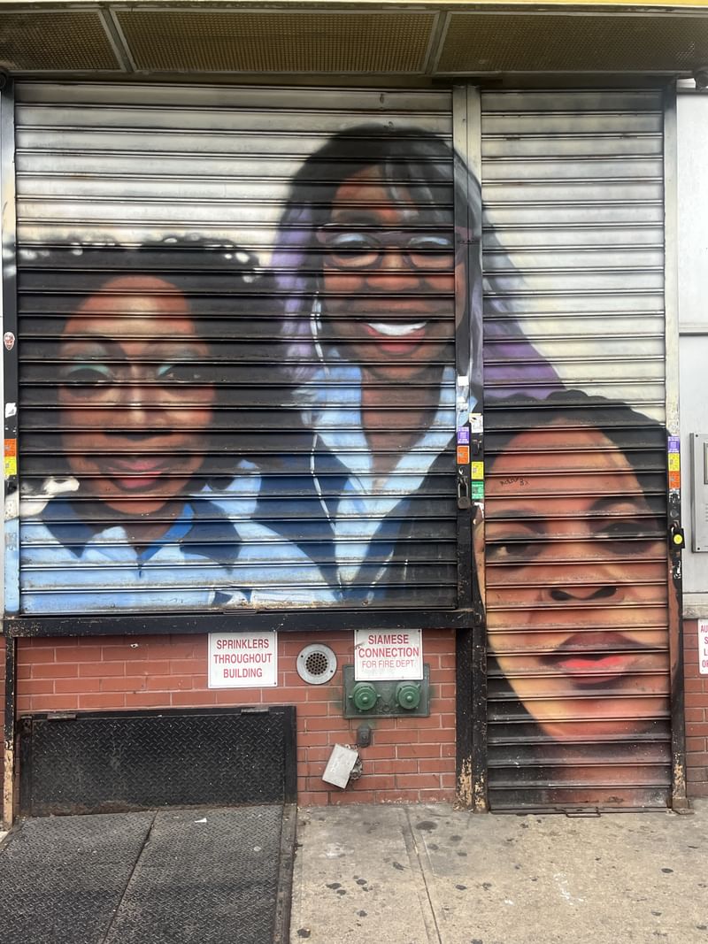 mural in New York by artist Andre Trenier.