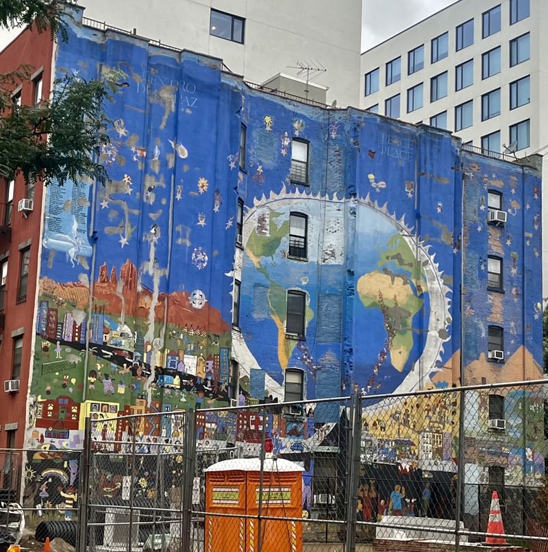 mural in New York by artist unknown.