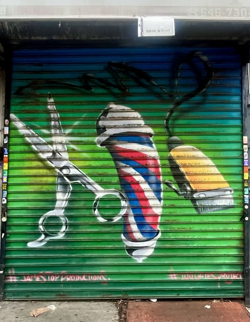 mural in New York by artist James Top.