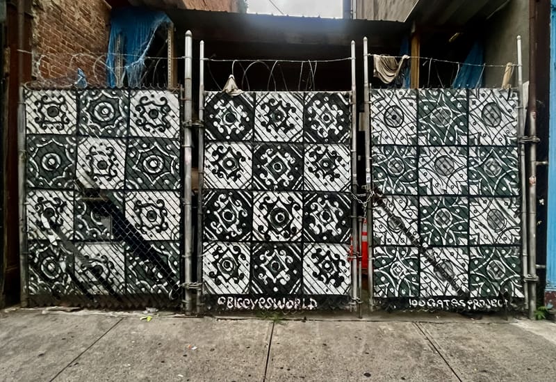 mural in New York by artist Big Eyes World.