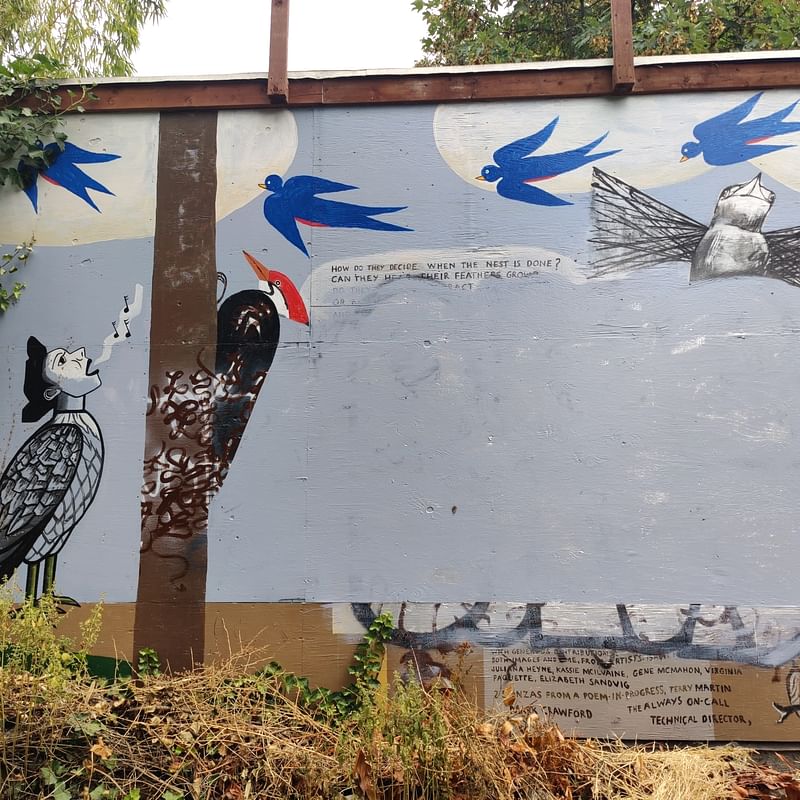 mural in Seattle by artist unknown.