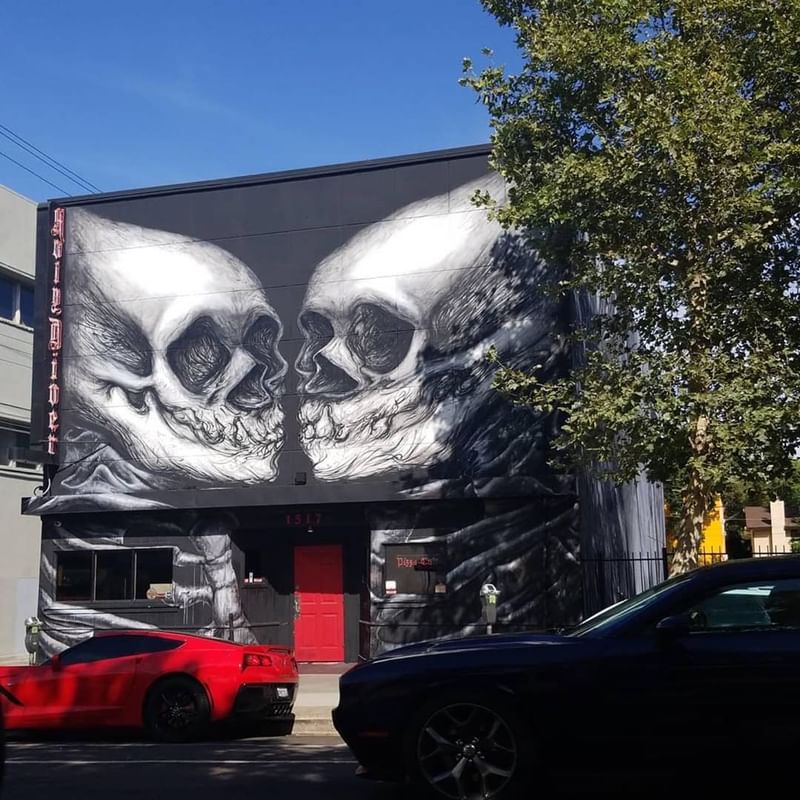 mural in Sacramento by artist Lin Fei Fei.