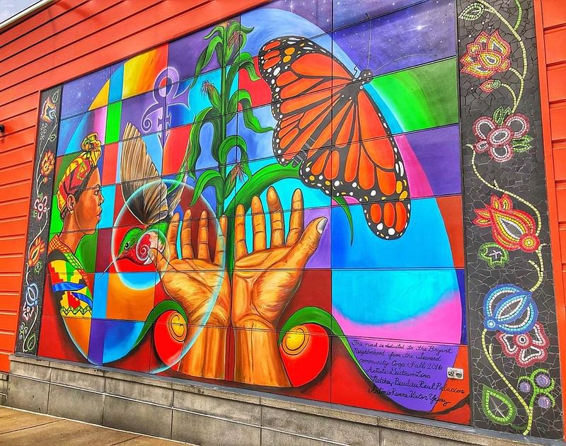 mural in Minneapolis by artist Gustavo Lira Garcia.