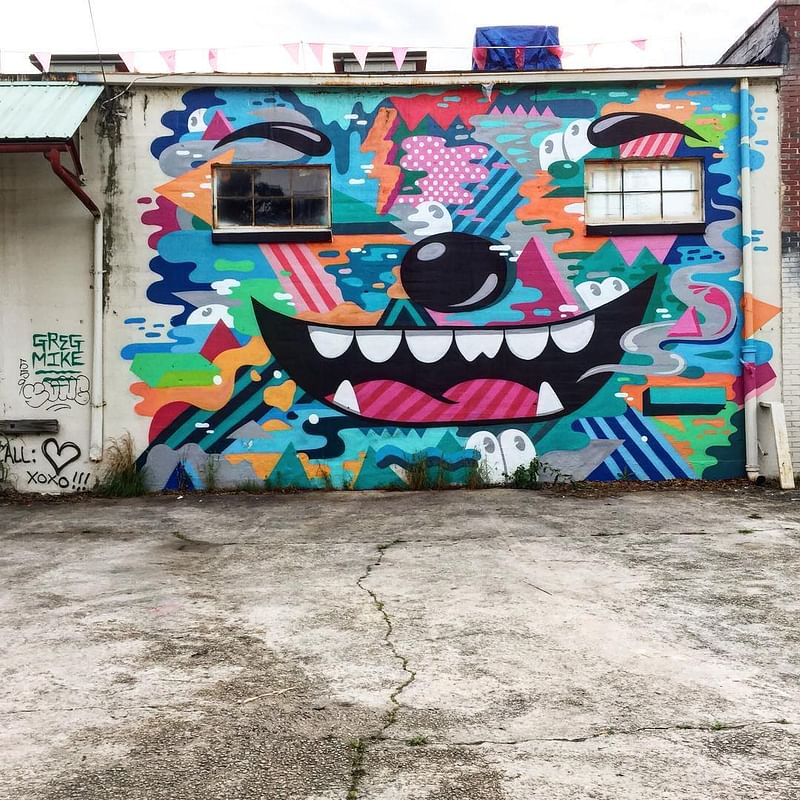 mural in Atlanta by artist Greg Mike.