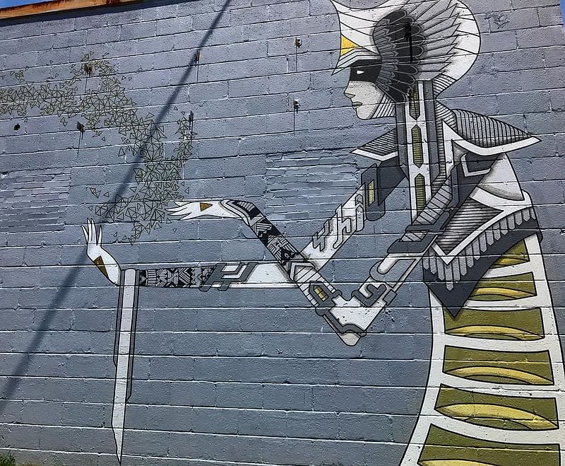 mural in Nashville by artist Chris Zidek.