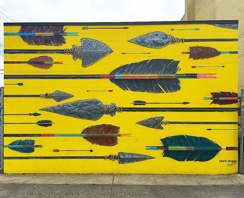 mural in Portland by artist Blaine Fontana.